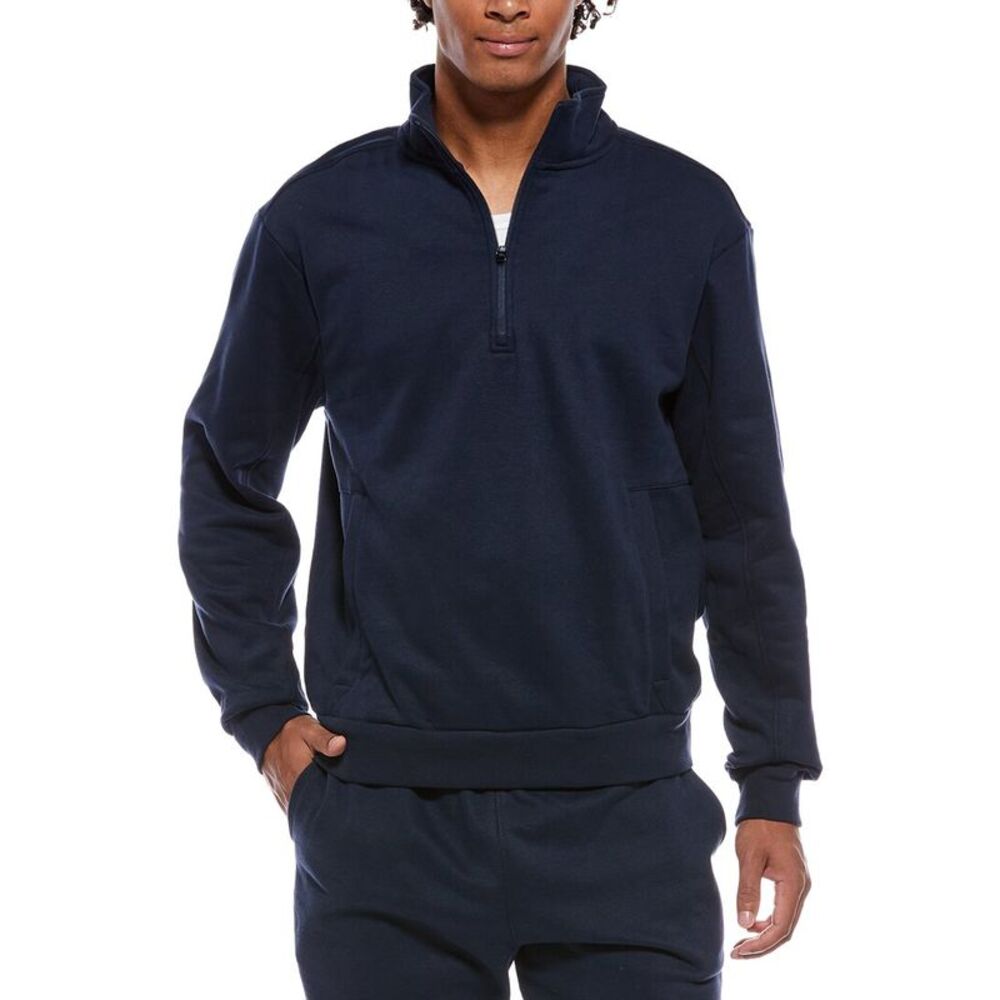 Beyond Yoga Mens  Last Layer Pullover, Navy